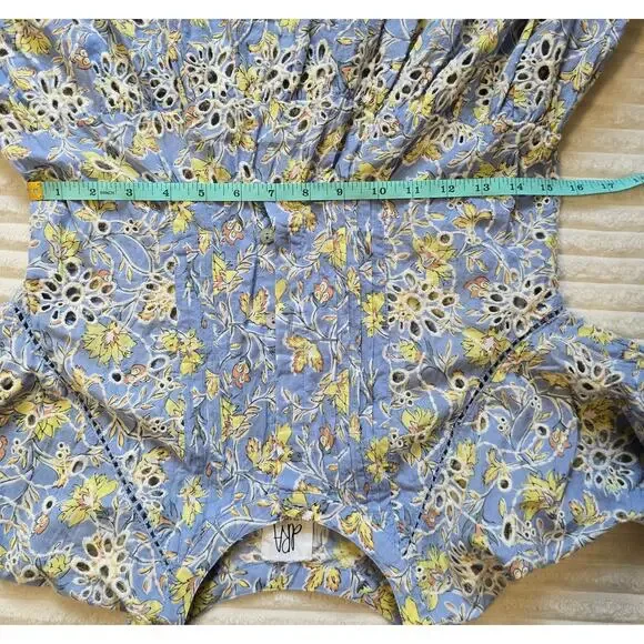 Anthropologie dRA Los Angeles Yara Eyelet Floral Dress - Picture 11 of 14